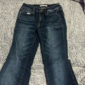 Low rise bootcut jeans